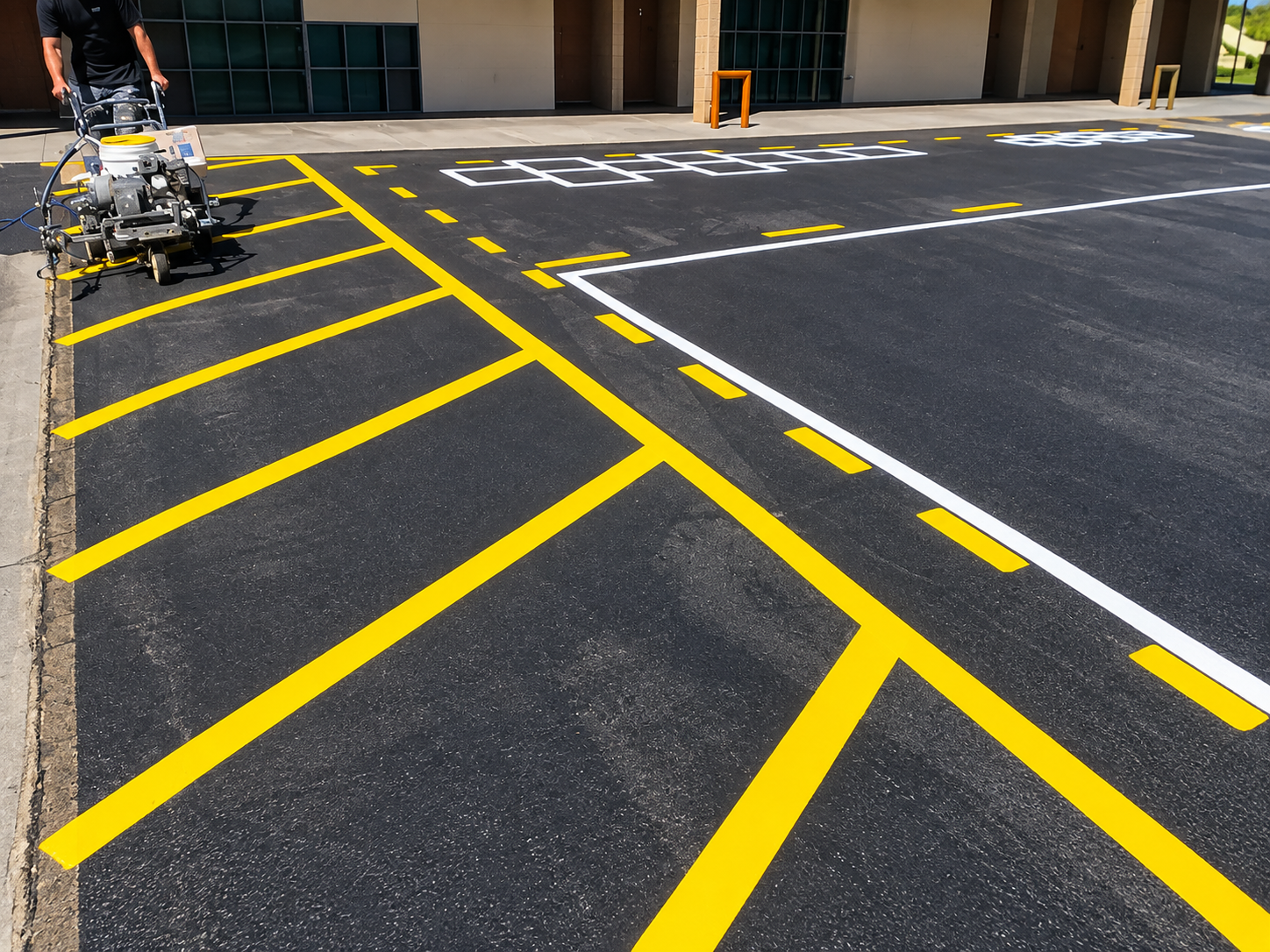 Parking Lot Marking in Philadelphia