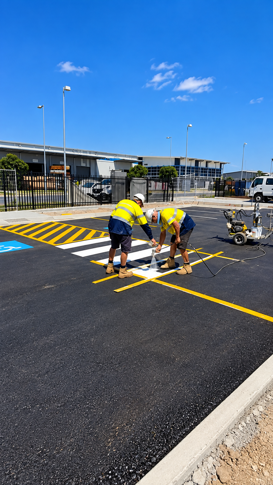 Pittsburgh Parking Lot Marking