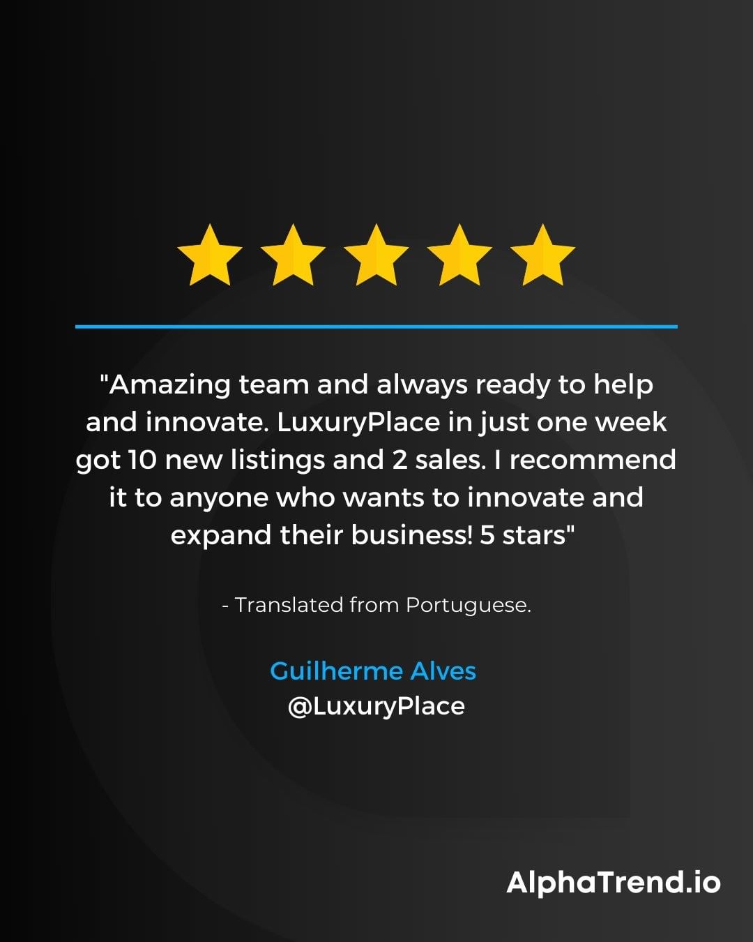 Alpha Trend Testimonials