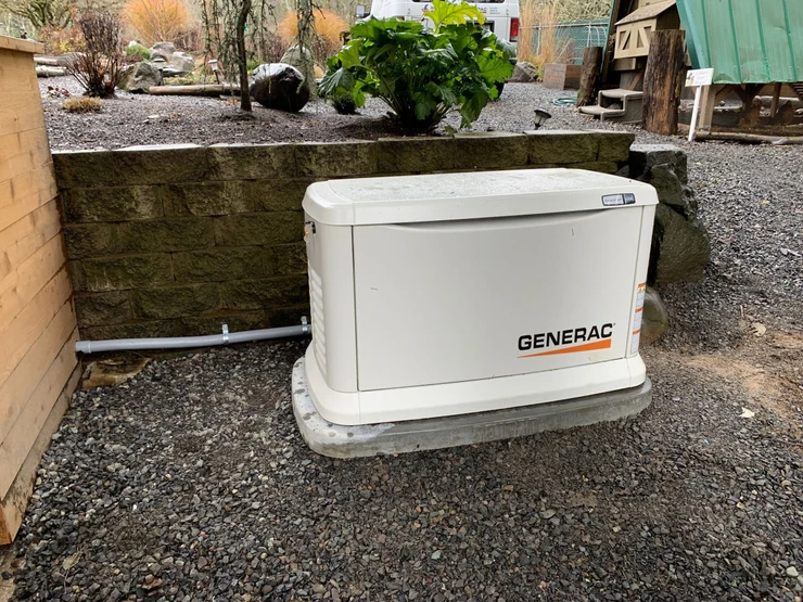 Generac installation featured by Fine Electric