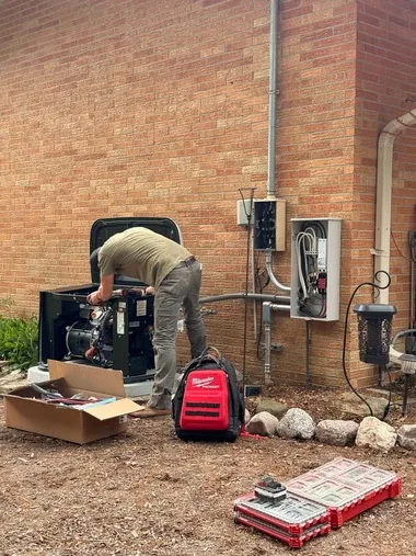Whole-home generator installation featured by Southeast Electrical Services