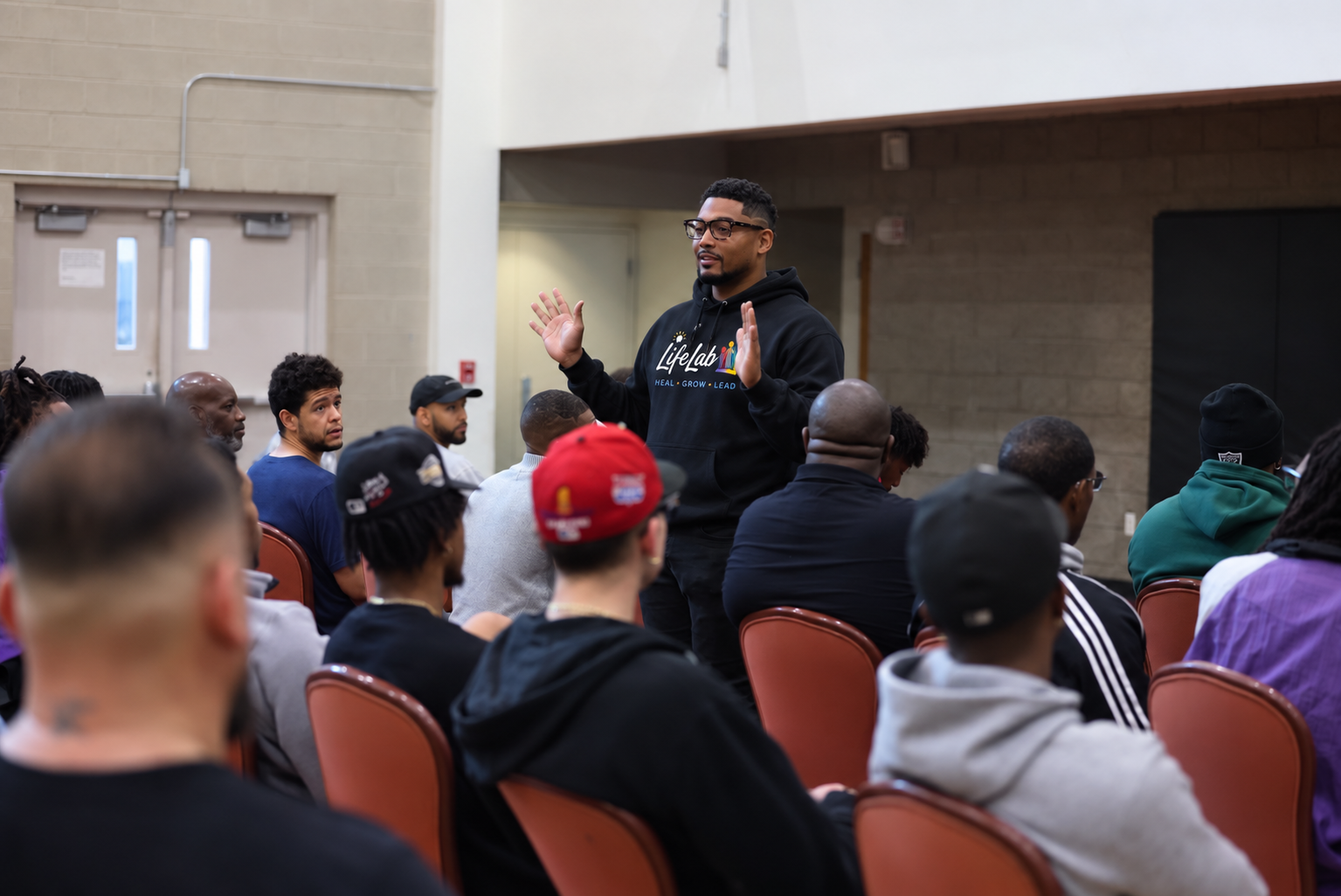 Elijah Kai leading the Already Whole 3-Day Experience