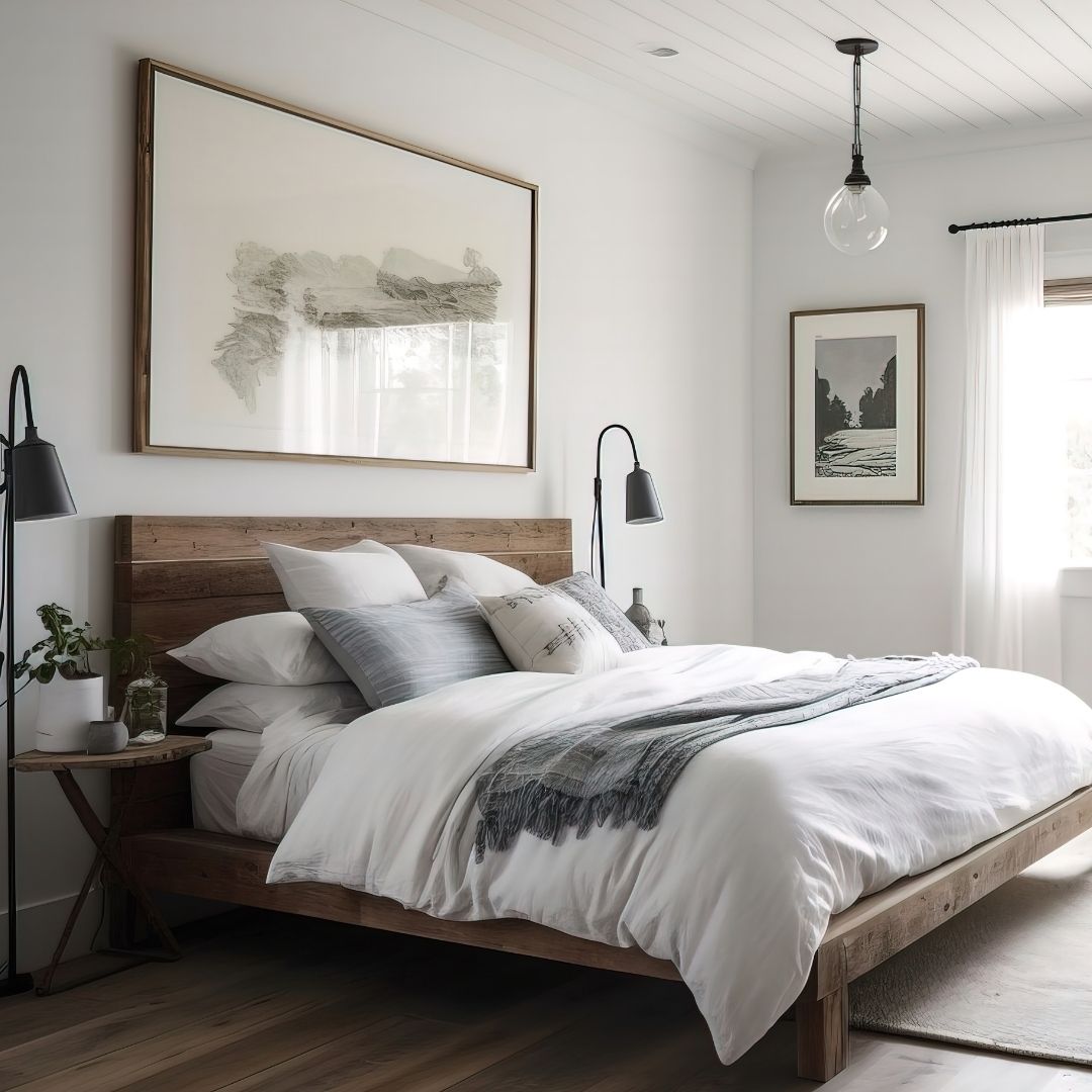 Beautifully styled guest-ready bedroom
