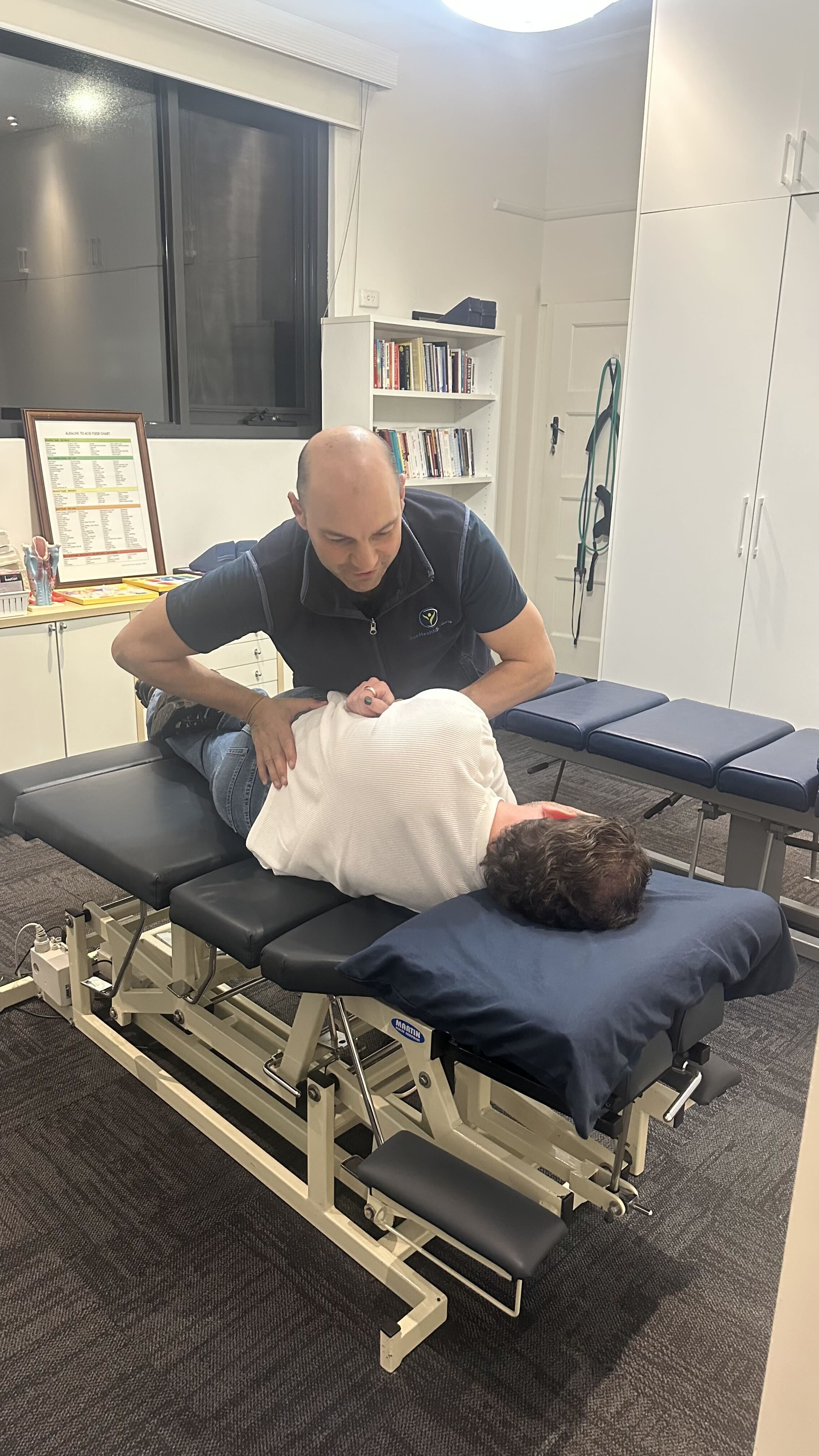 Chiropractic assessment at True Health Solutions