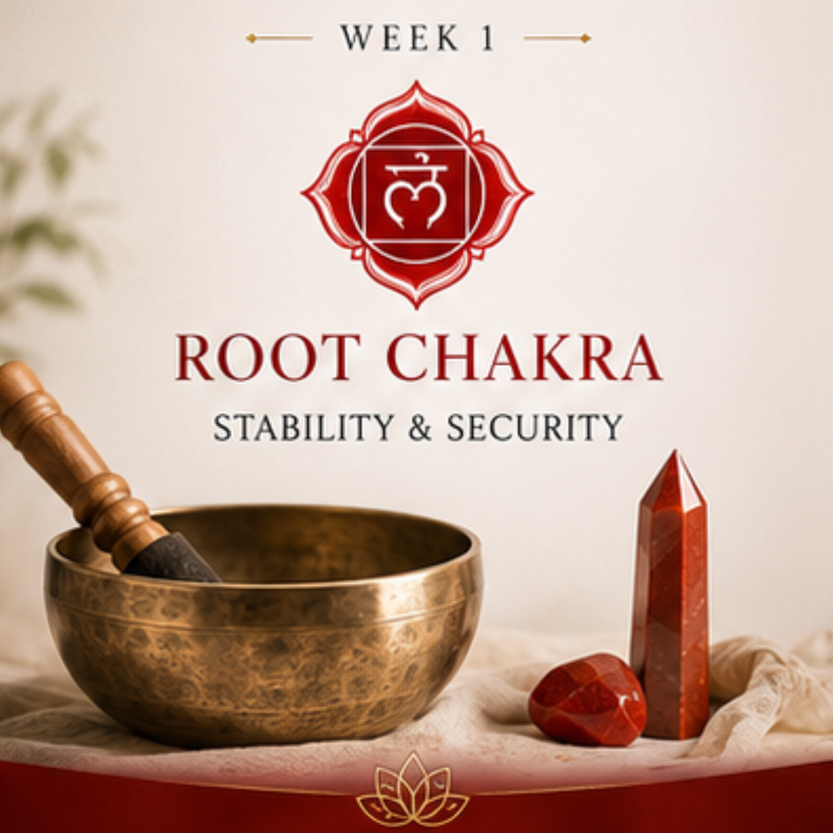 DAY 1 - Grounding + Root Chakra 