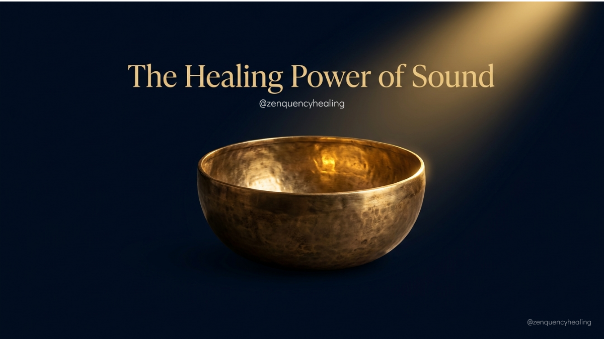 The Healing Power of Sound Tibetan Singing Bowl under a warm spotlight