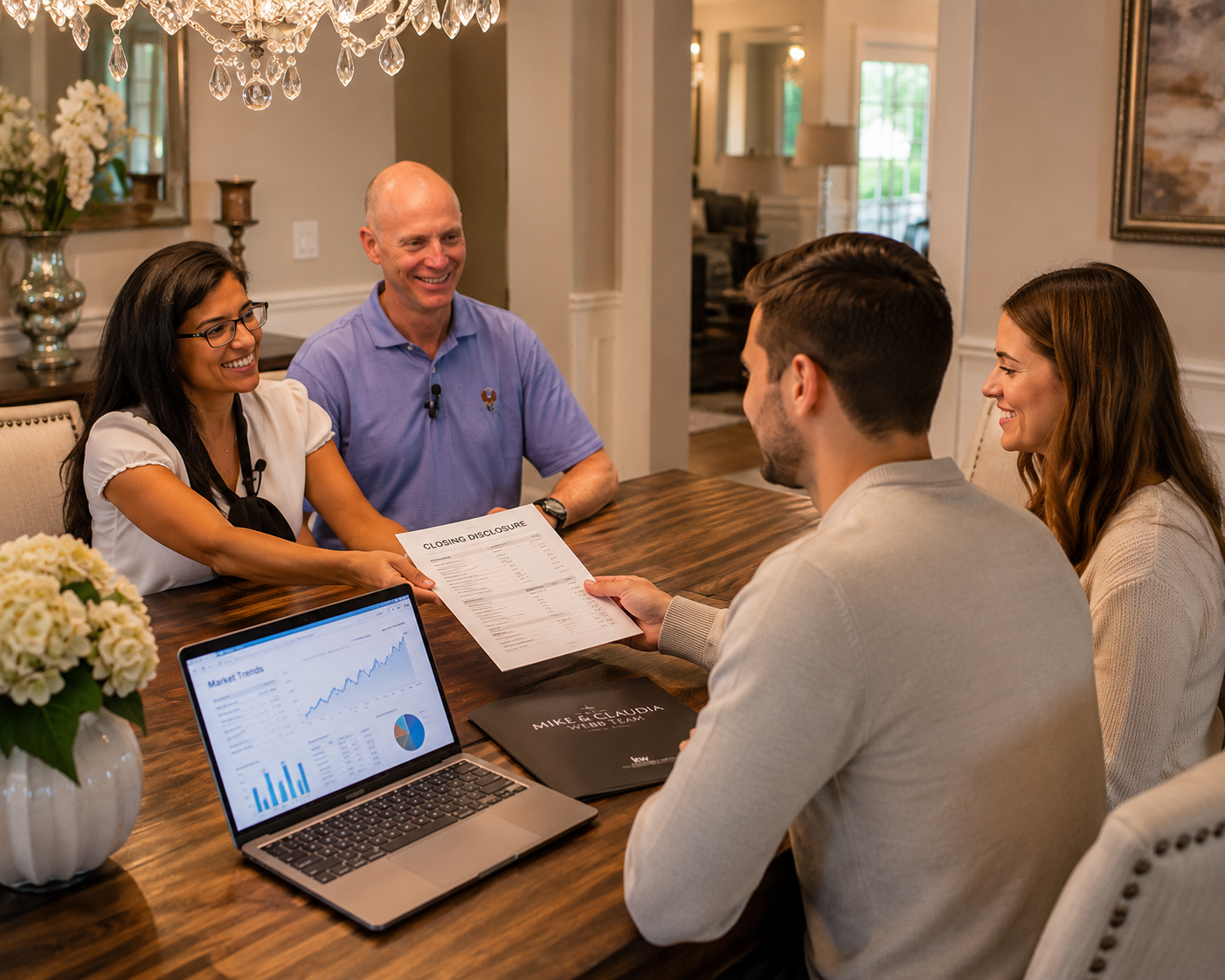 Mike and Claudia Webb Team advising McLean homeowners on selling strategy
