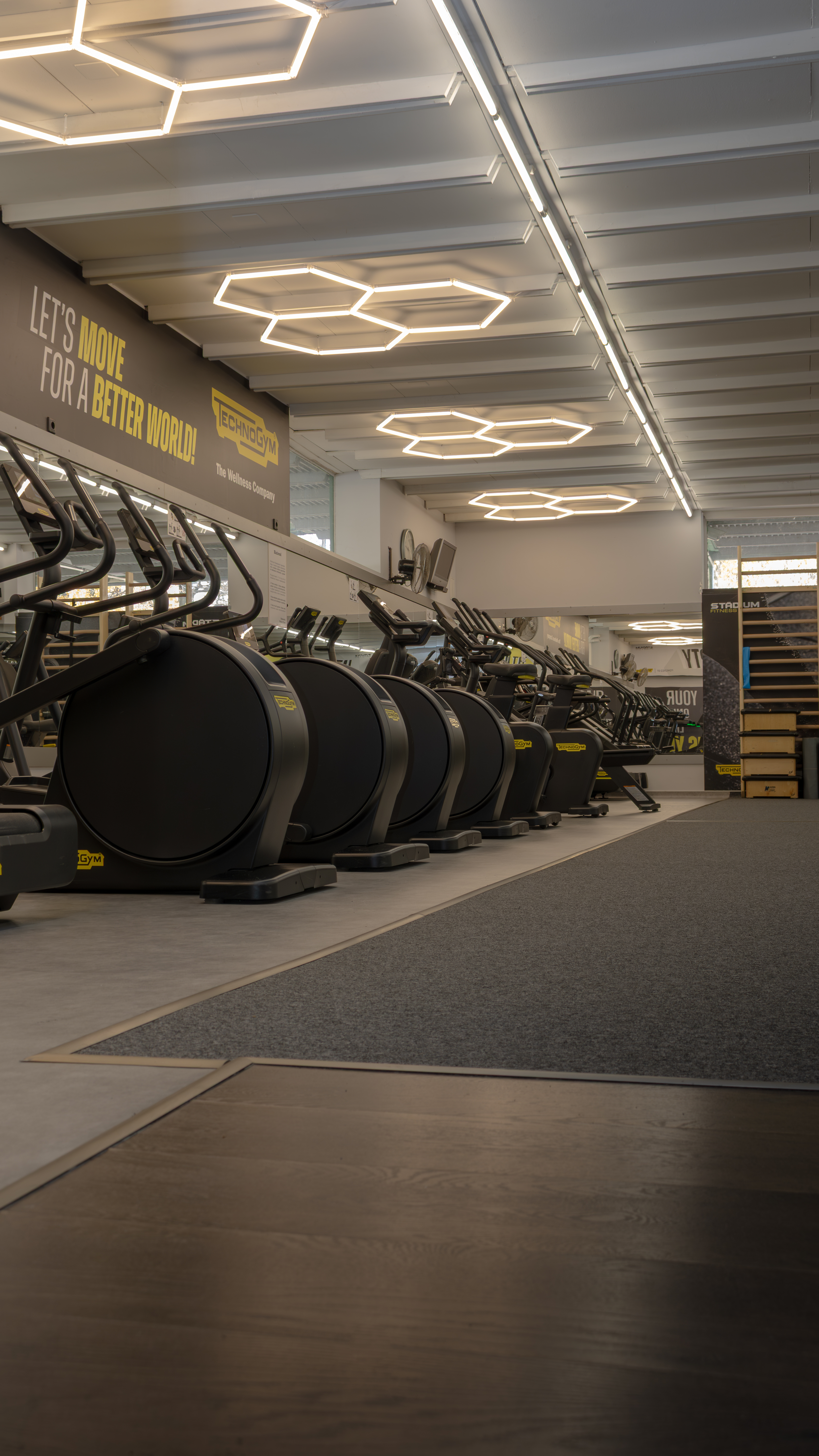 Prémium edzőgép részlete a LevelOne Fitness teremben