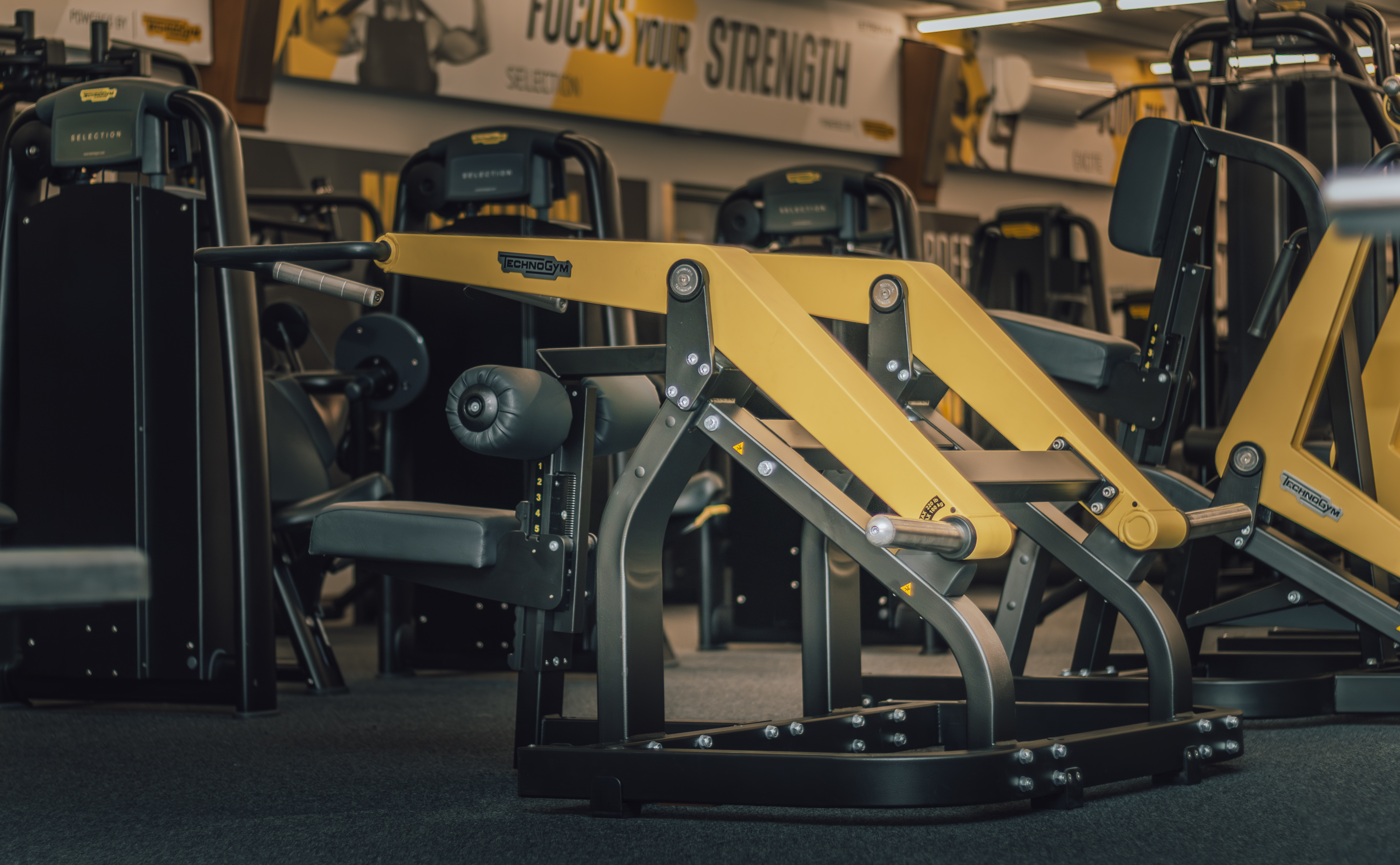 Technogym edzőgép a LevelOne Fitness kiskunhalasi konditermében