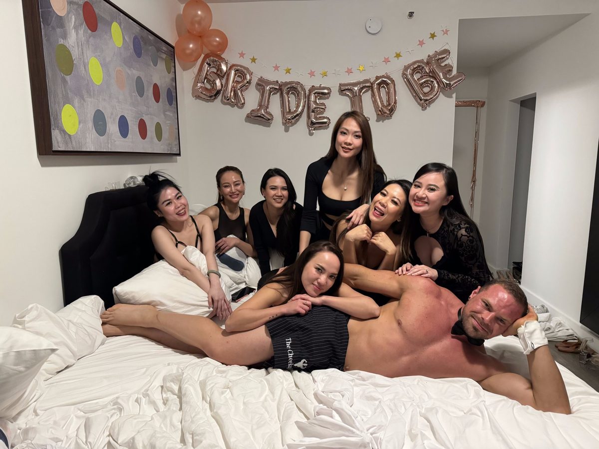 A Cheeky Butlers party in full swing