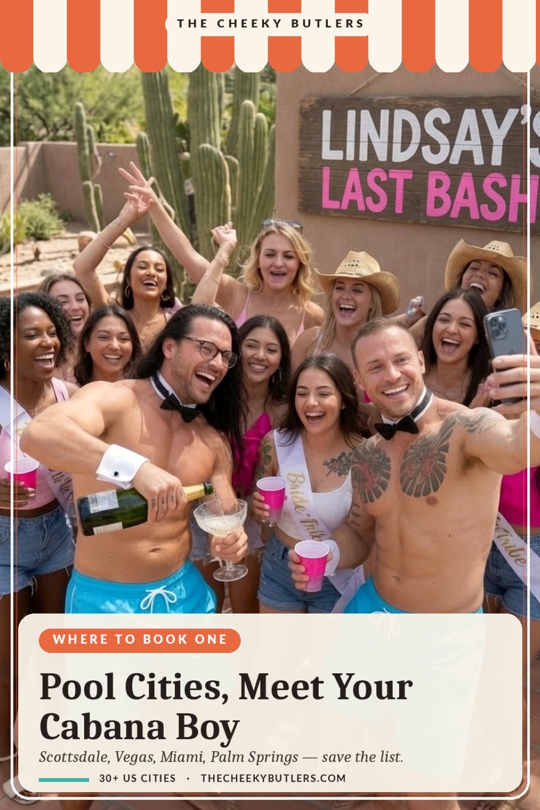 Cabana boy with a bachelorette group — how to book a cabana boy in 30+ US cities Cabana boy with a bachelorette group — how to book a cabana boy in 30+ US cities