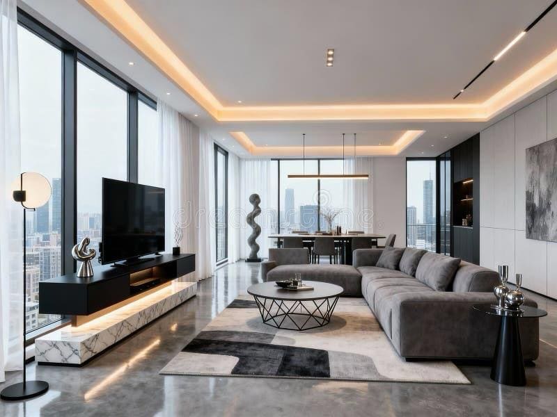 Condo interior painted with clean lines, Toronto