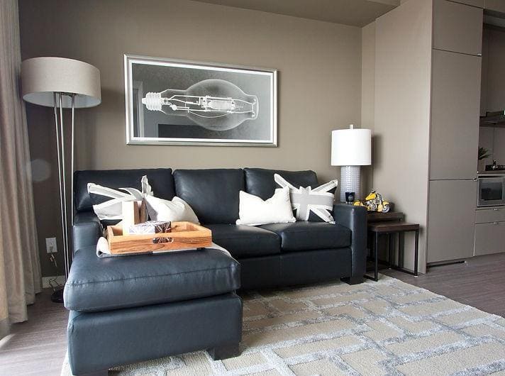 Condo interior painted with care, Toronto