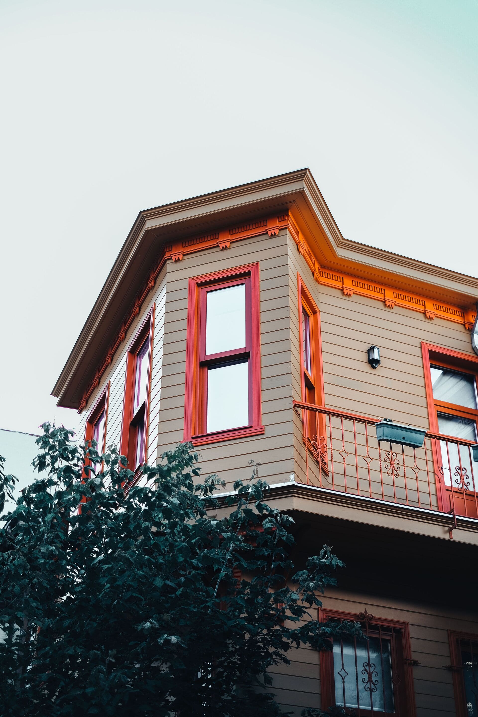 Exterior house wall painted, Toronto