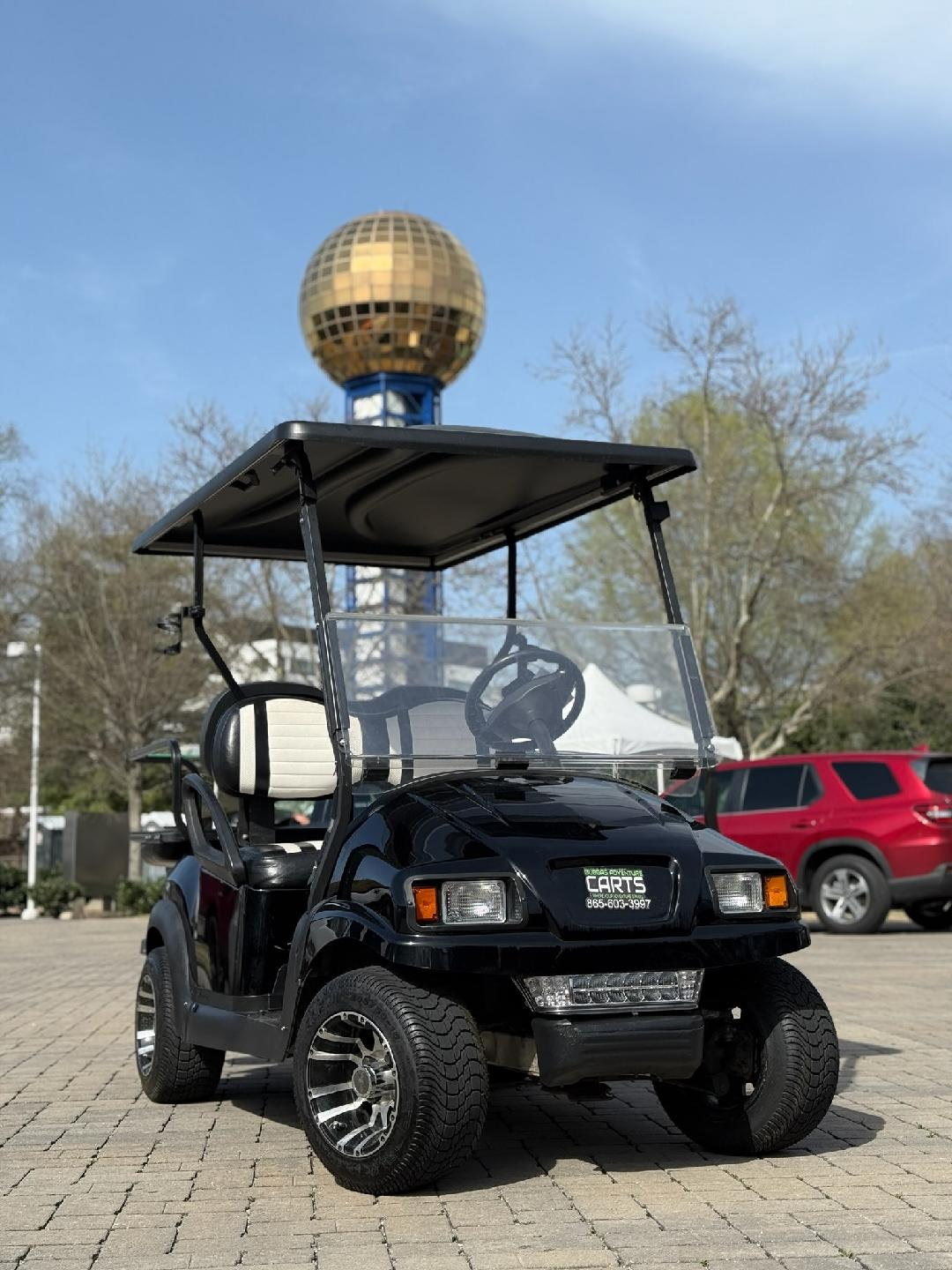 Non street legal golf cart rentals for cabins RV parks hotels resorts and private property