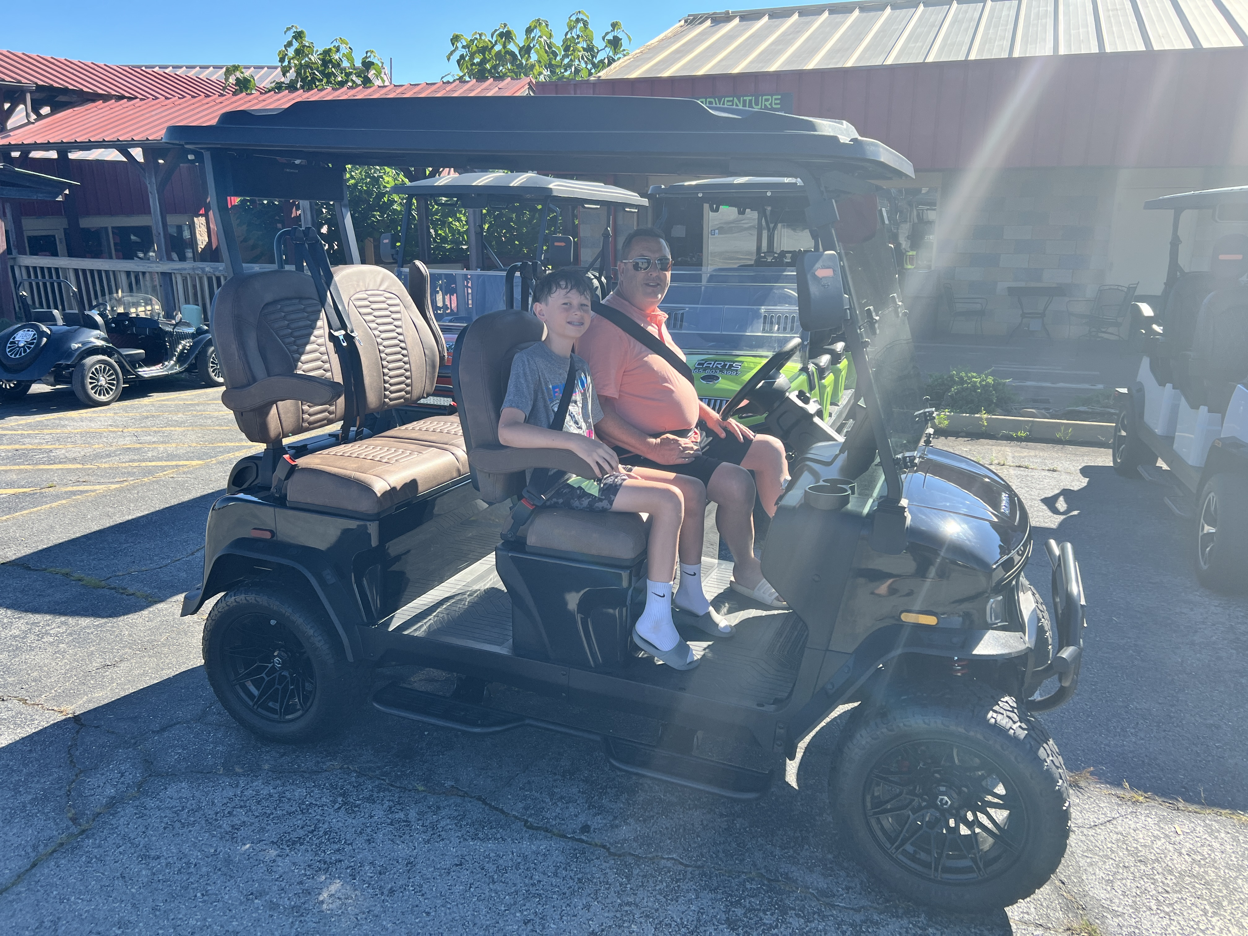 Bubba's street legal 4 passenger Adventure Cart rental