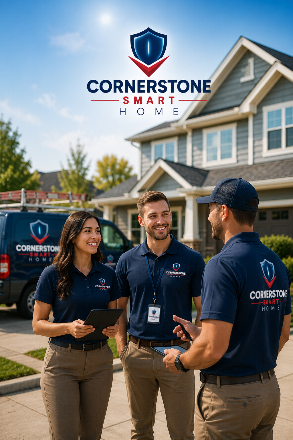 Cornerstone Smart Home team member in action