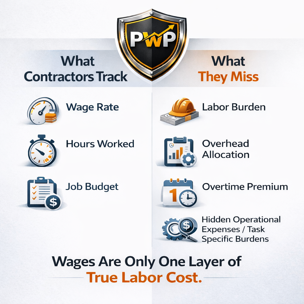 contractor job costing blind spot wage vs real labor cost contractor job costing blind spot wage vs real labor cost
