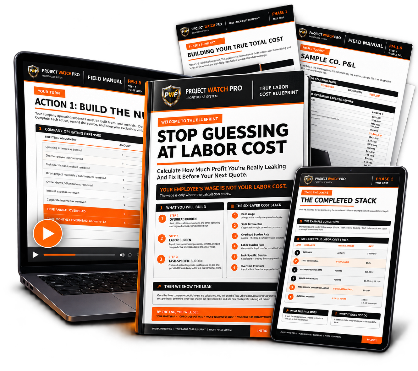 True Labor Cost Blueprint product bundle