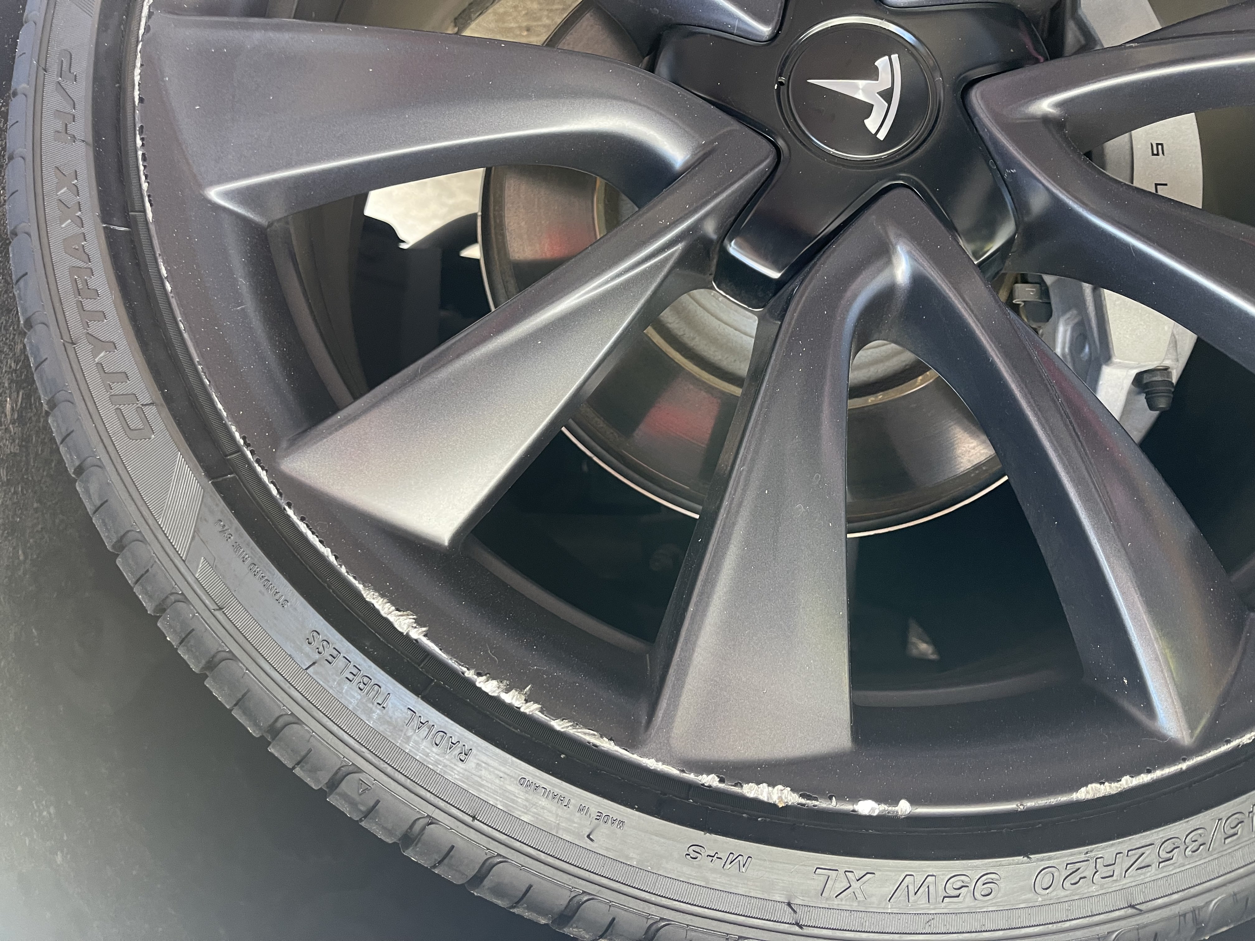 Before Wheel Damage