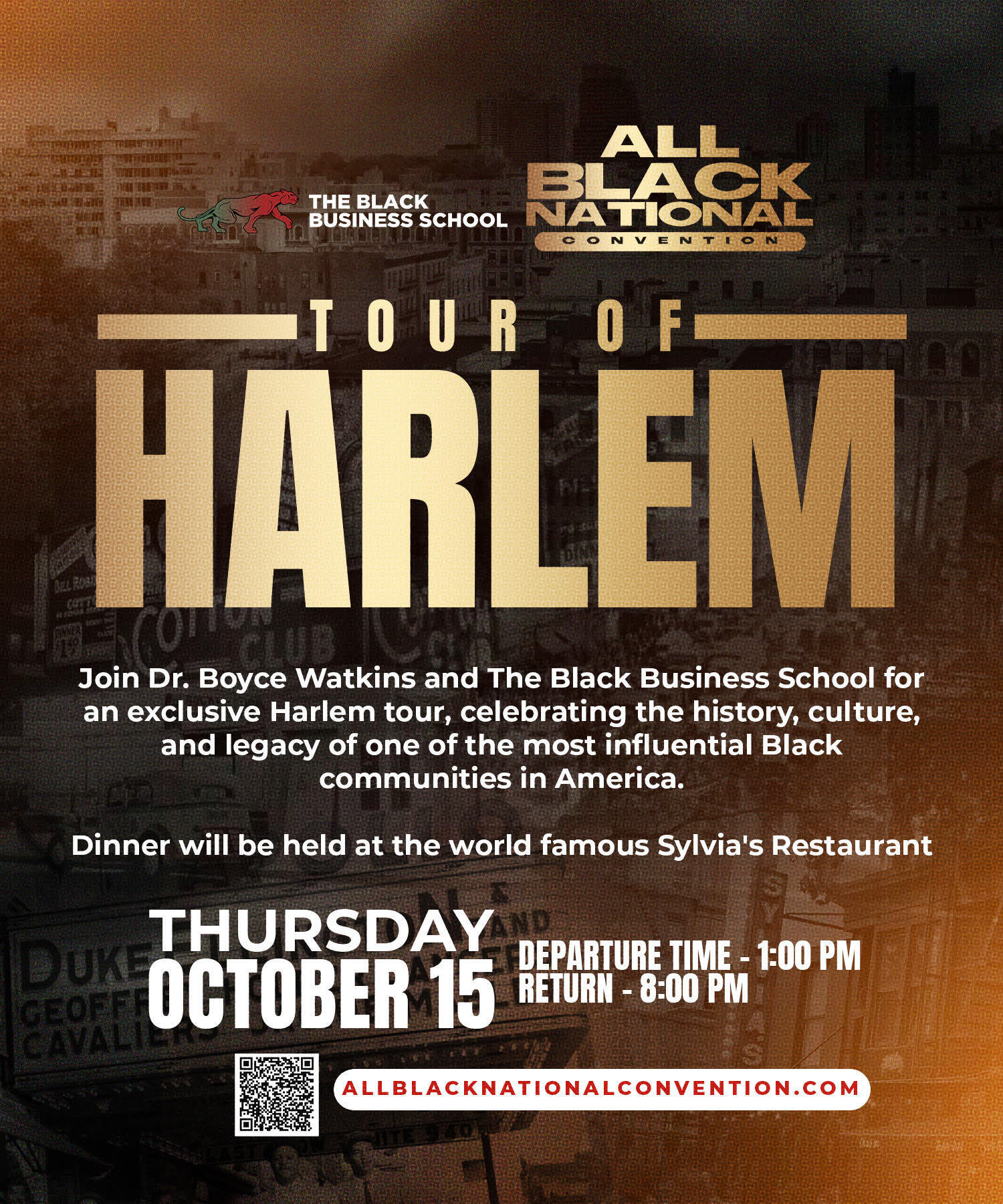 Tour of Harlem - October 15, 2026