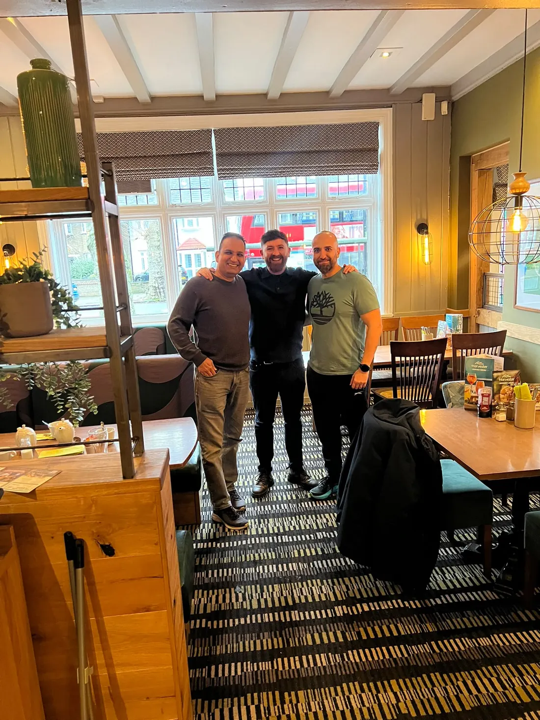 Vikram and Deepak with Joe Martin