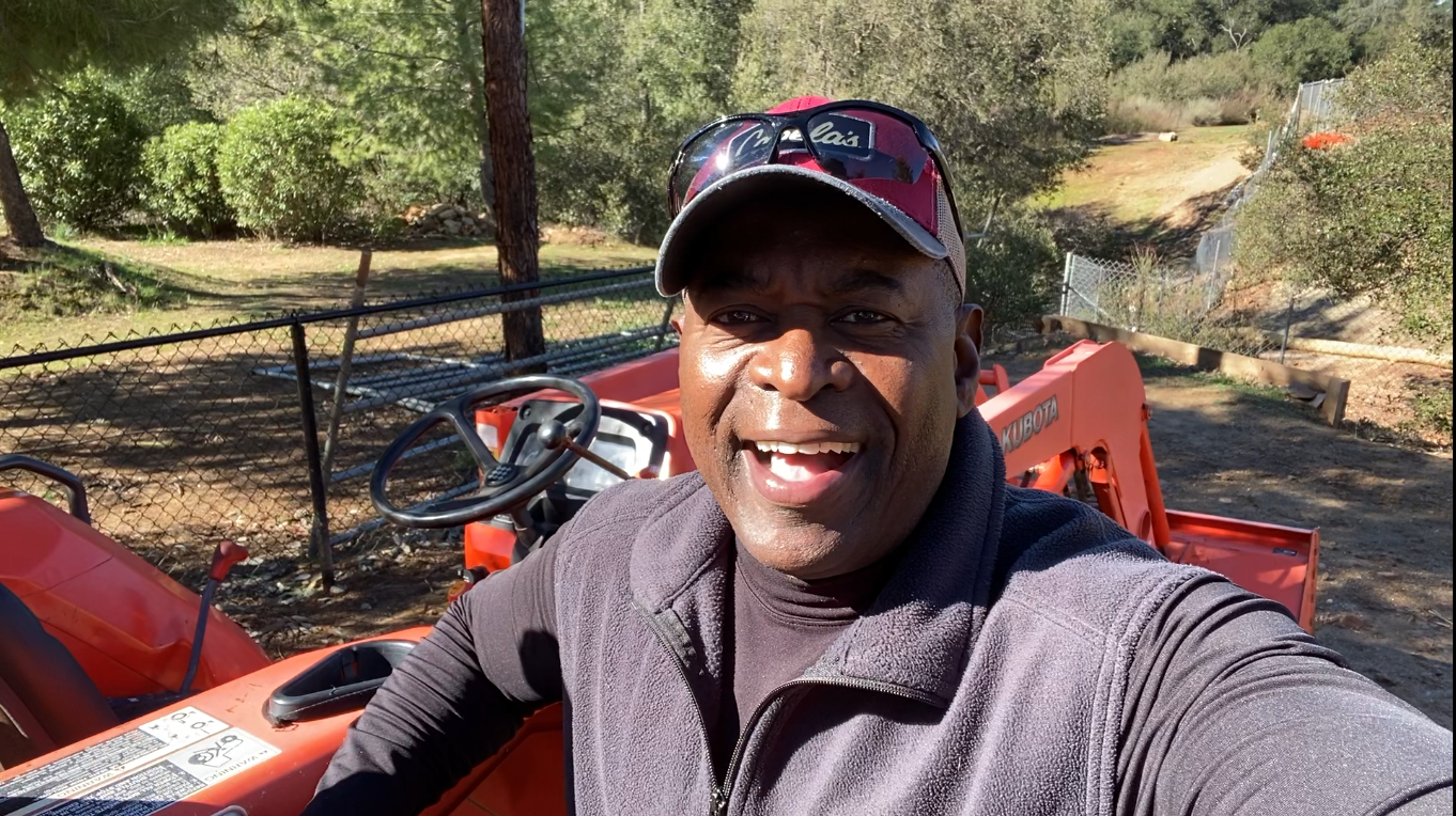 Will at a Kubota repair job in San Diego County