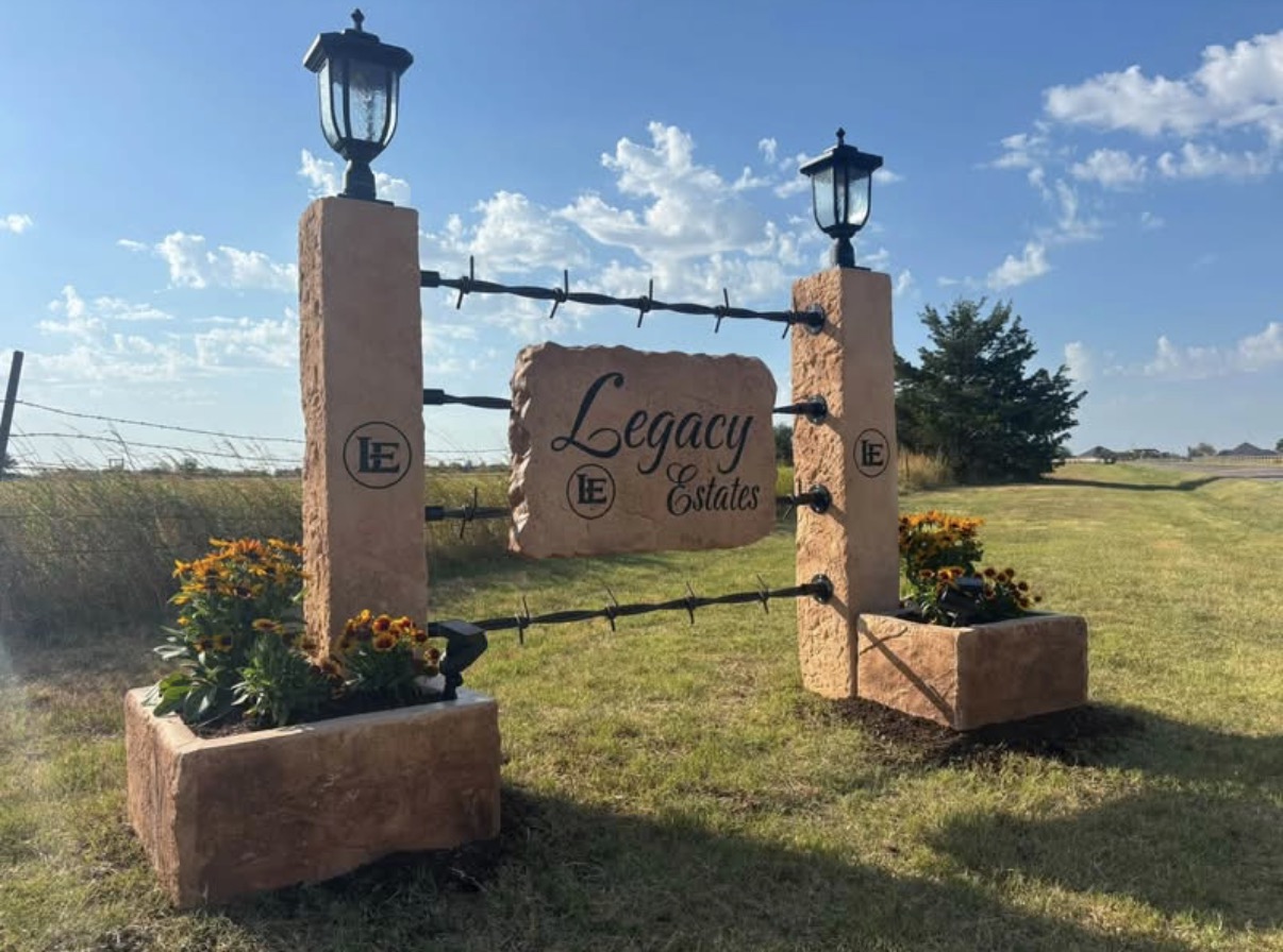 Legacy Estates Entrance Sign