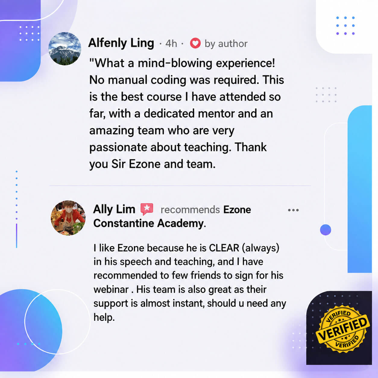 BYA student testimonial