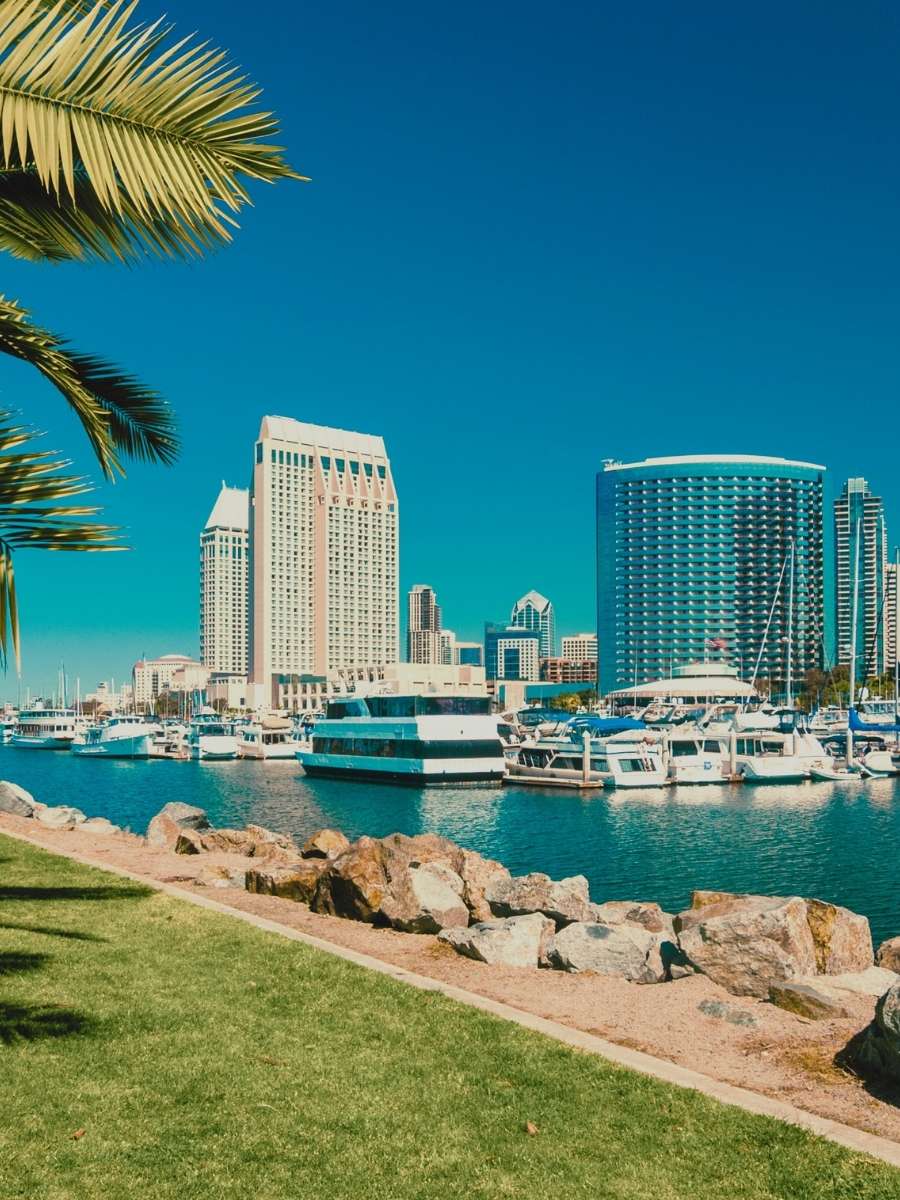 San Diego corporate event ideas – coastline with palm trees, ideal for luxury private parties and fun corporate events