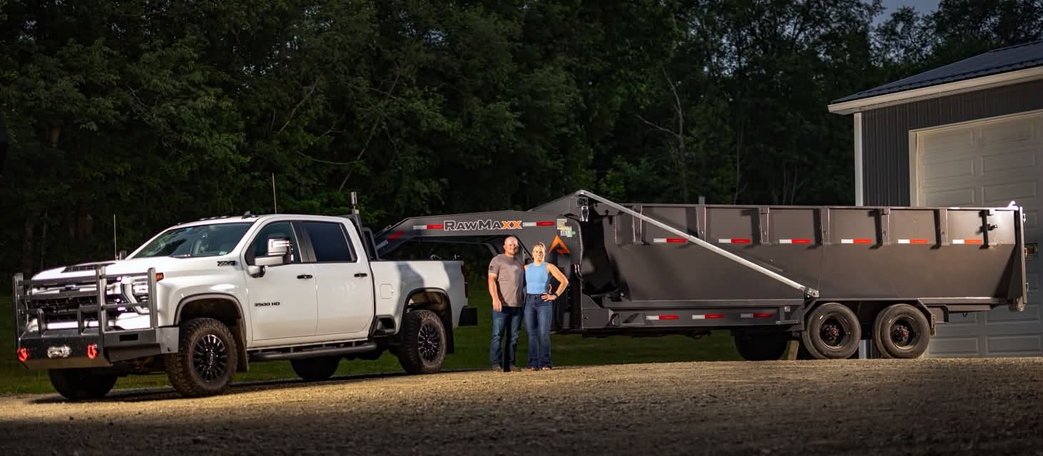 Owners Jacob and Hannah Pangborn of Pangborn Enterprises in Russell, PA