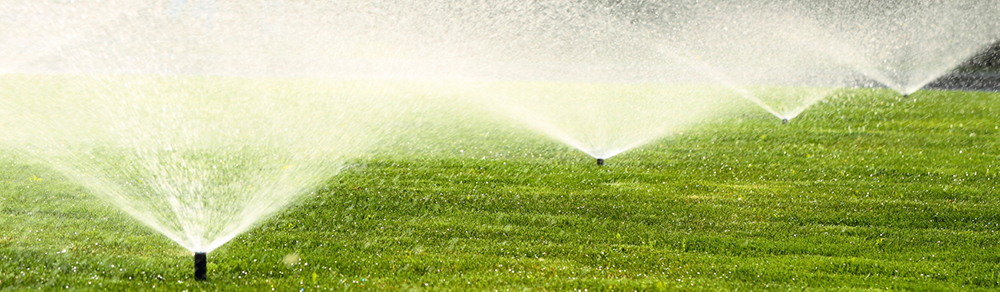 Lawn Sprinkler Irrigation System Installation. Sprinkler image.