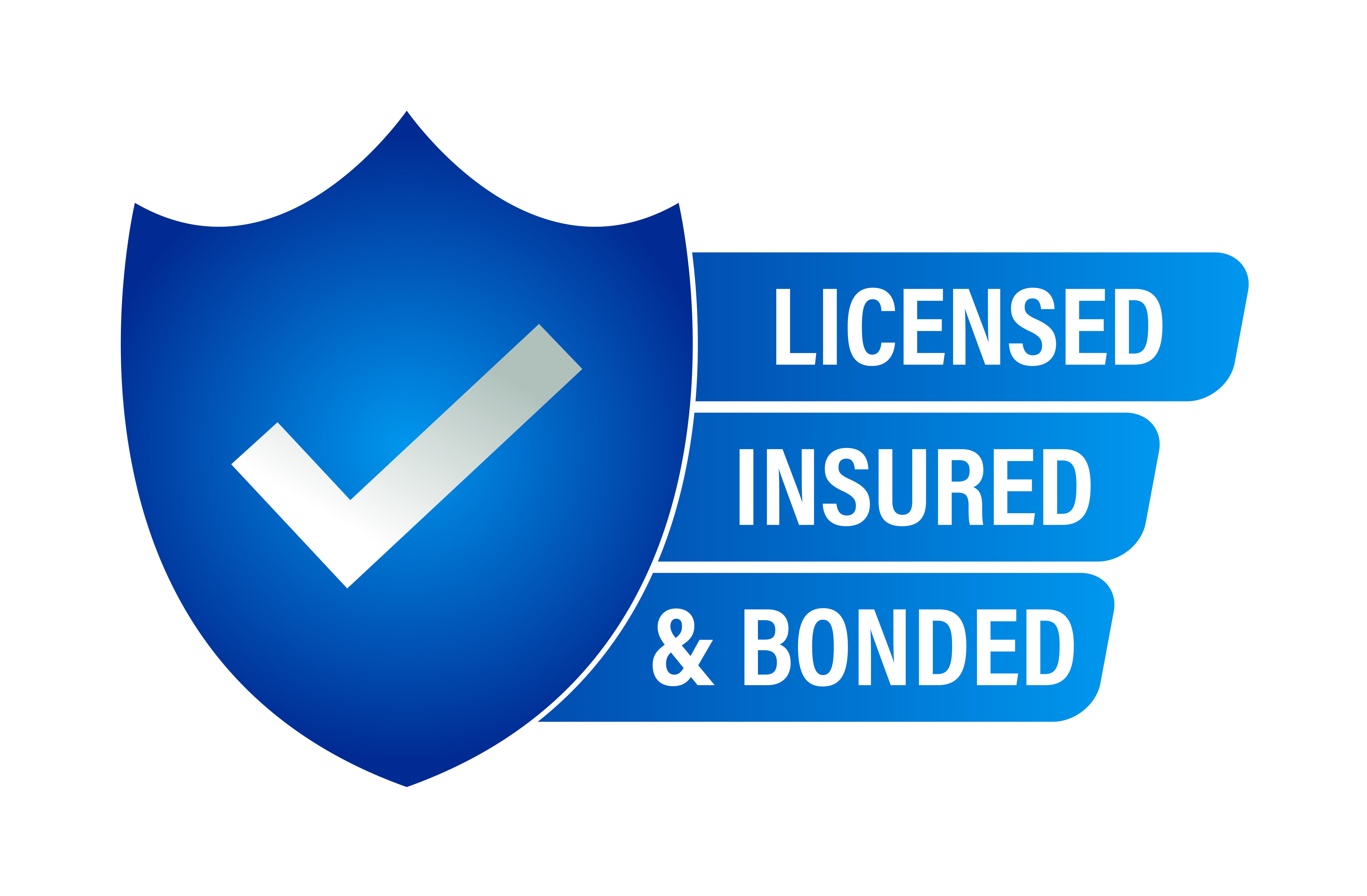 Licensed, Insured & Bonded