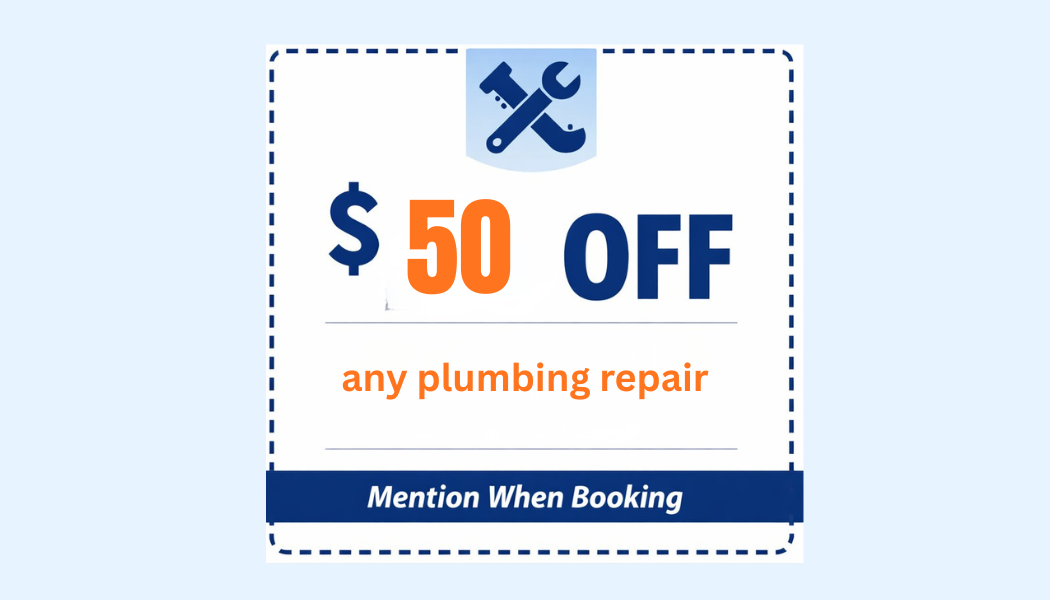 $50 off any plumbing repair coupon
