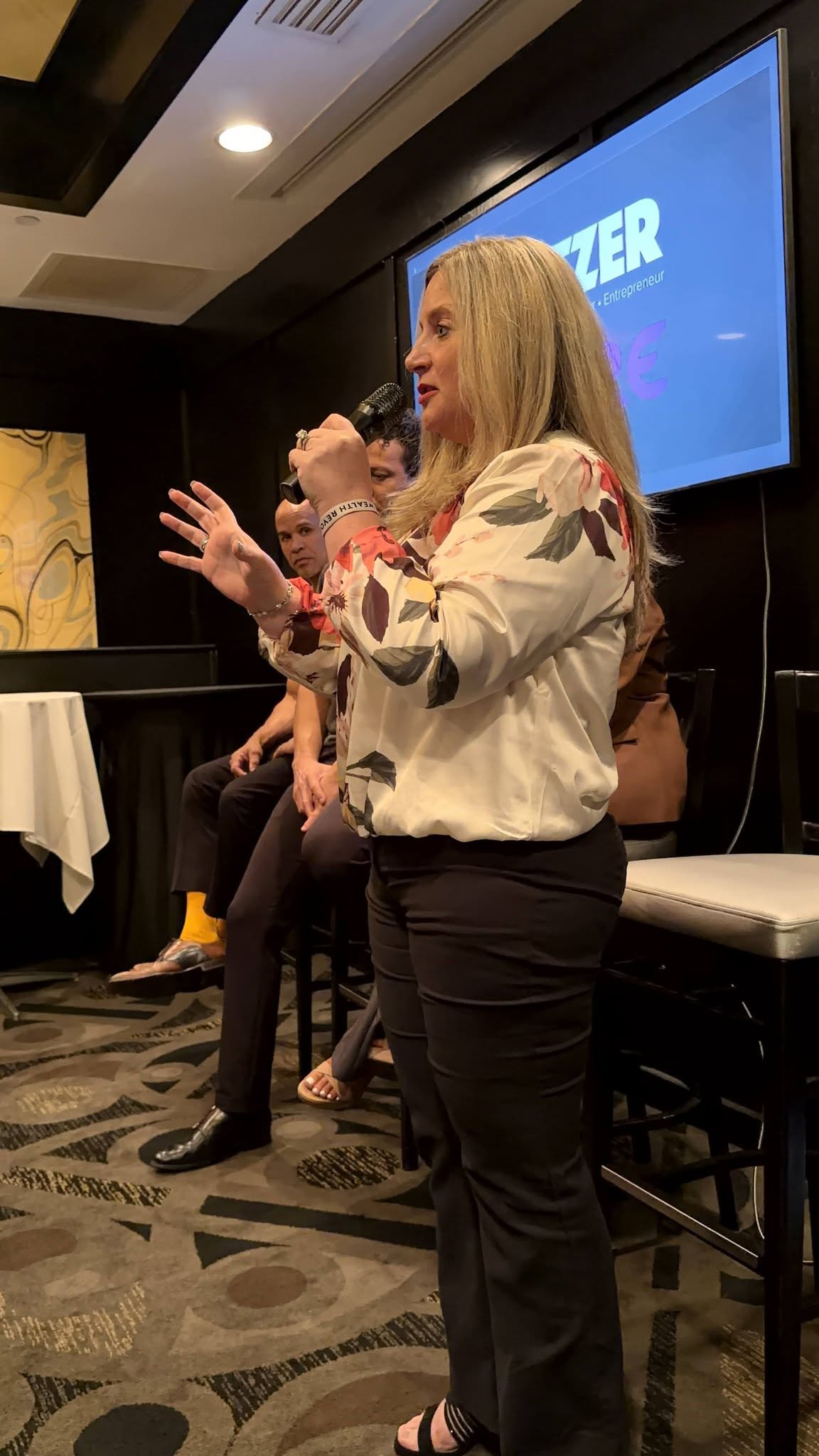 Courtney speaking