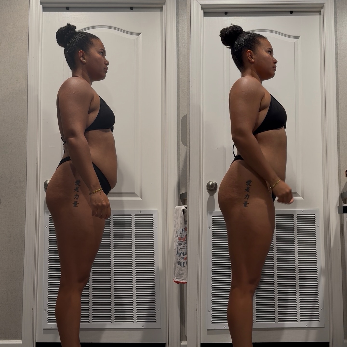 Kickboxing client transformation