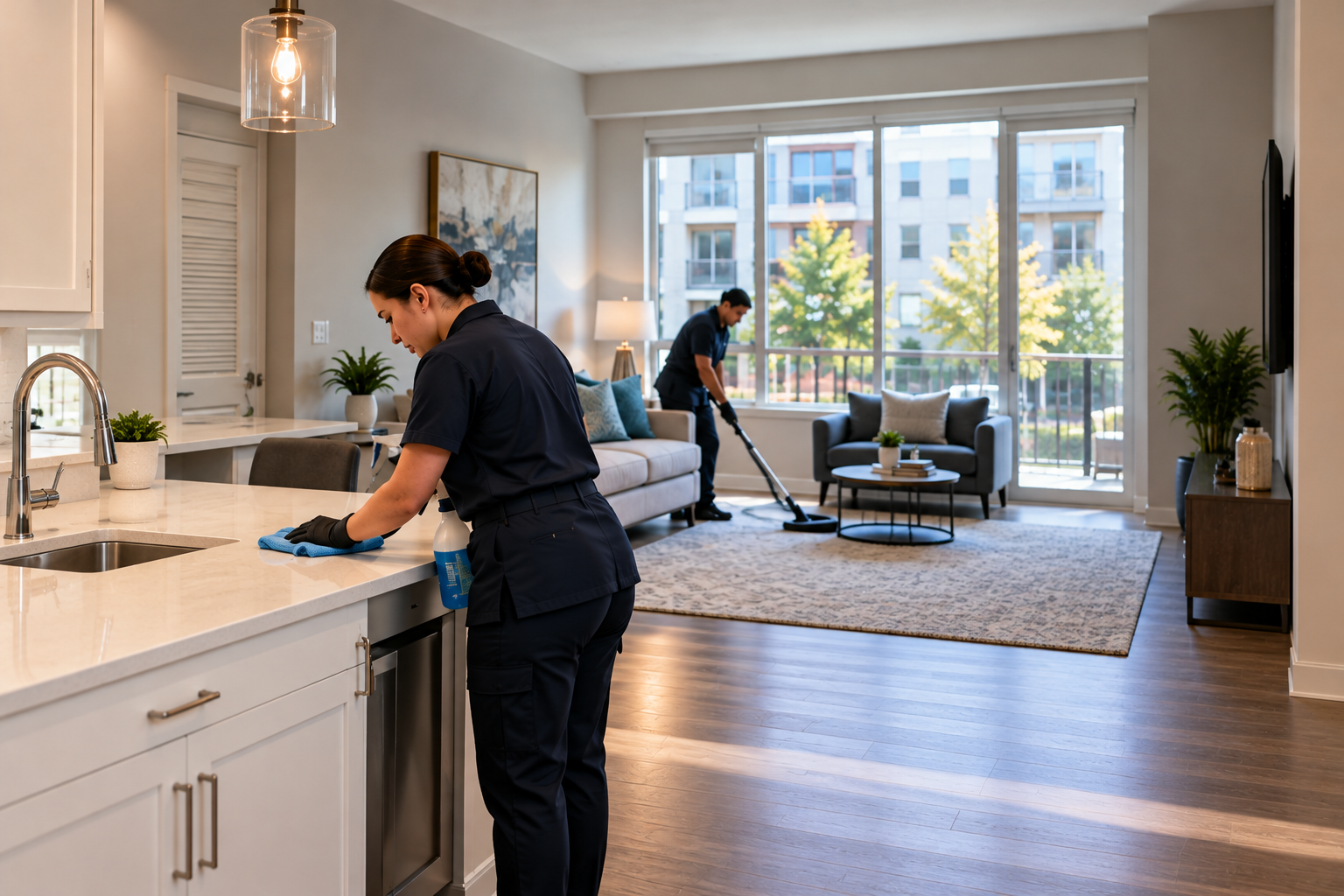 Property Management Cleaning by Enterprise Cleaning Service