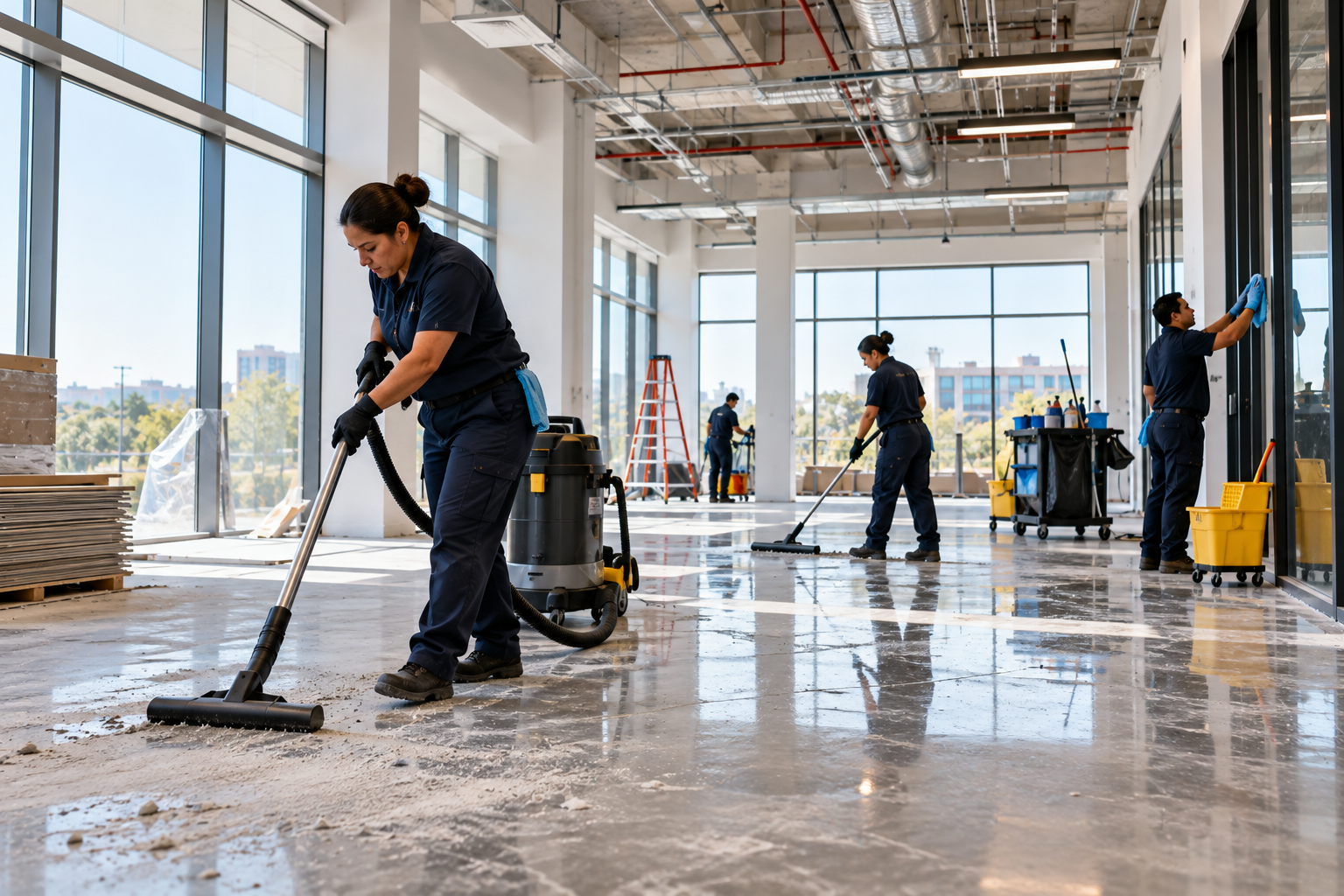 Post-Construction Cleaning by Enterprise Cleaning Service