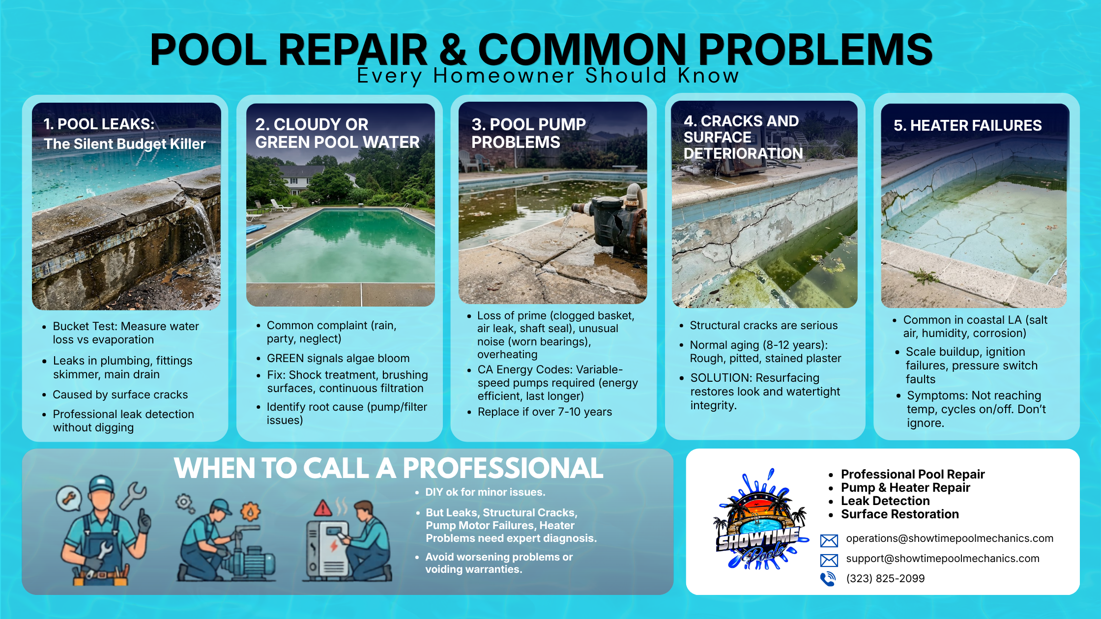 Pool Repair & Common Problems Every Homeowner Should Know Pool Repair & Common Problems Every Homeowner Should Know