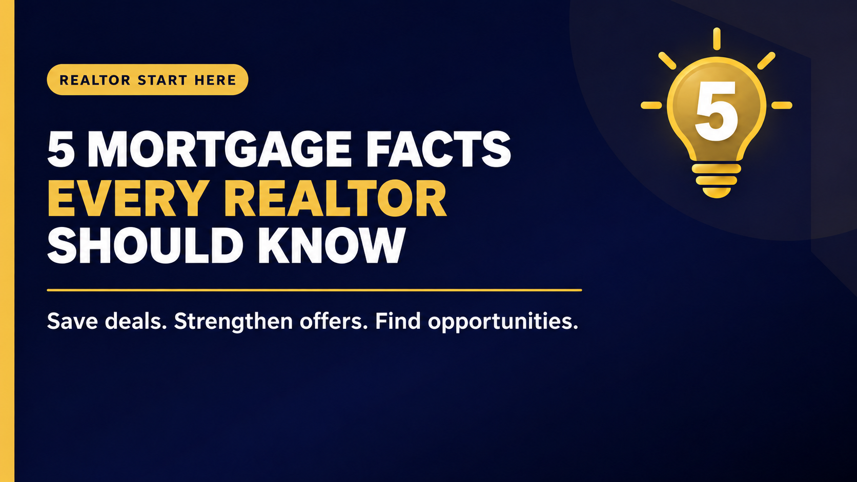 5 Mortgage Facts Every Realtor Should Know video thumbnail