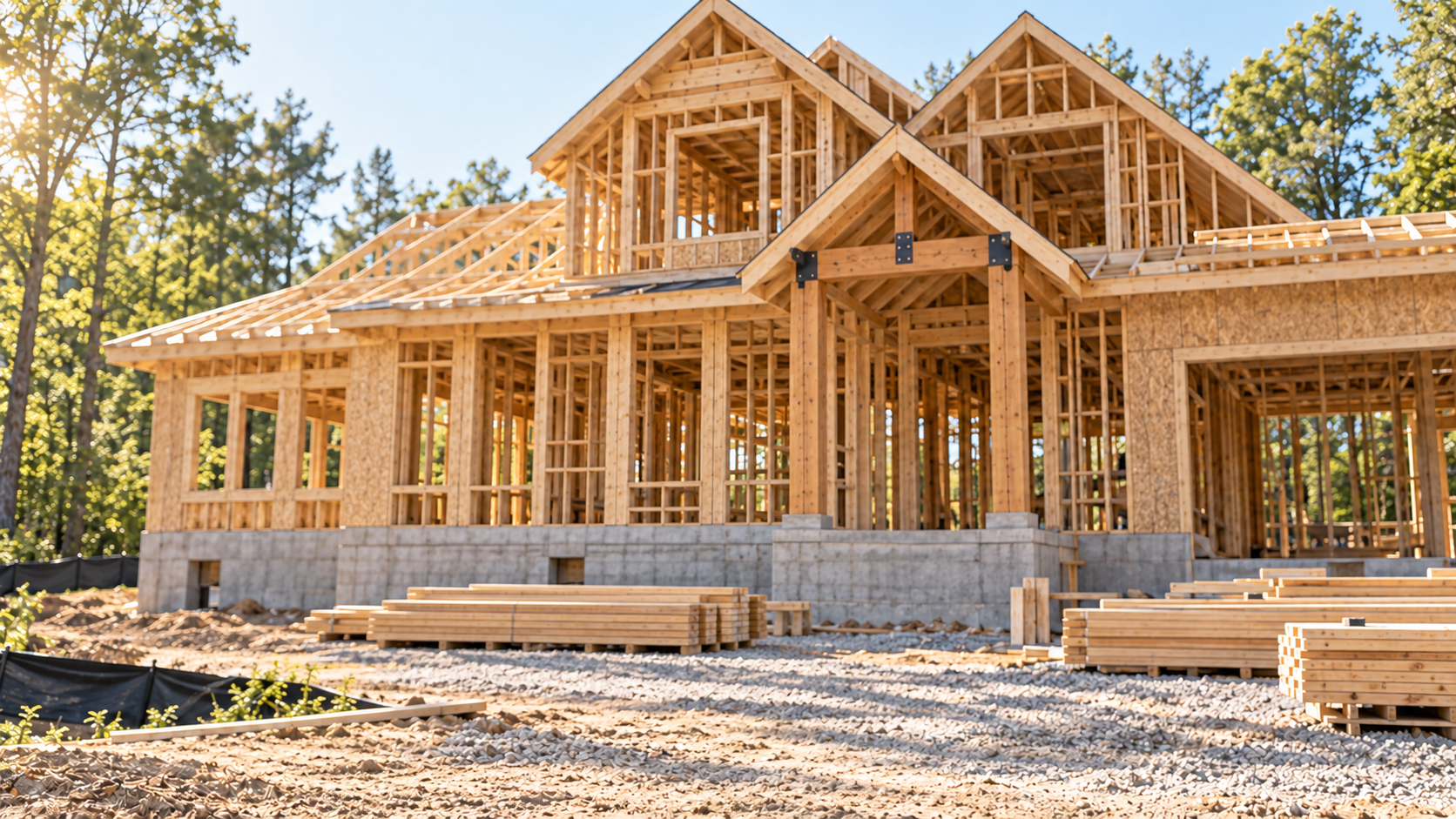 Custom home construction project