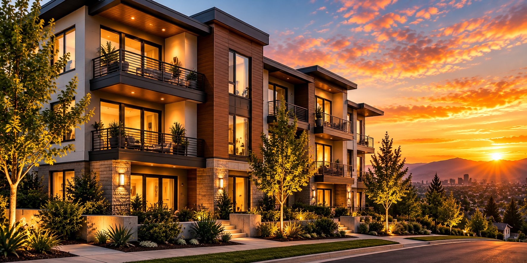 Multi-unit residential property representing a conventional investment purchase