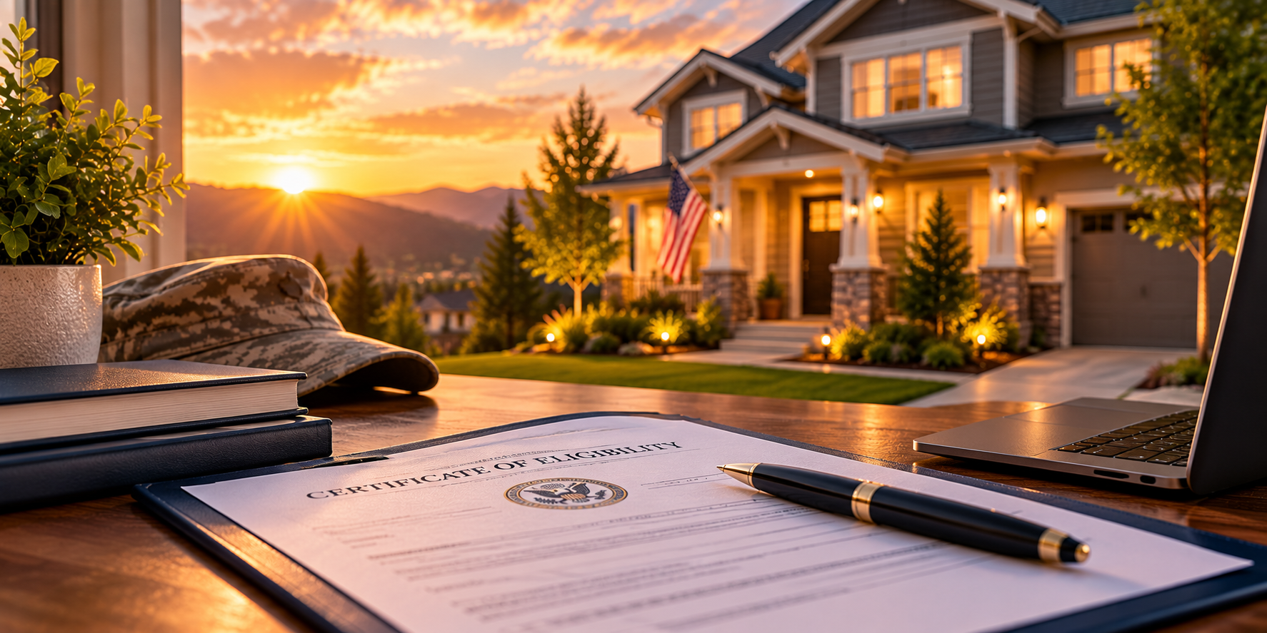 Certificate of Eligibility representing VA home-loan benefit eligibility