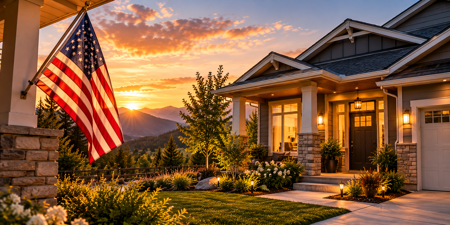 Home purchase representing VA home-loan financing