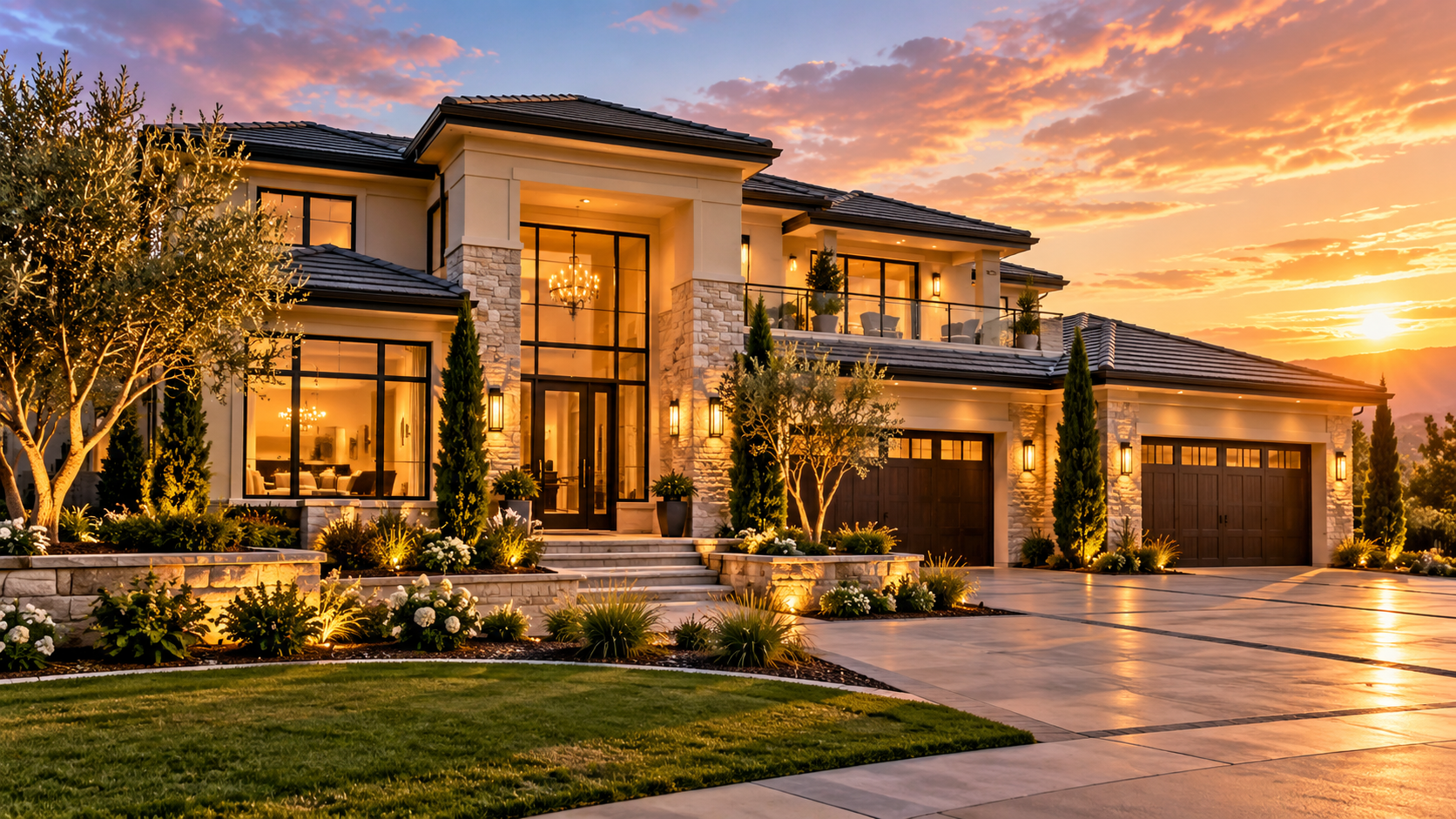 Luxury primary residence representing a jumbo home purchase