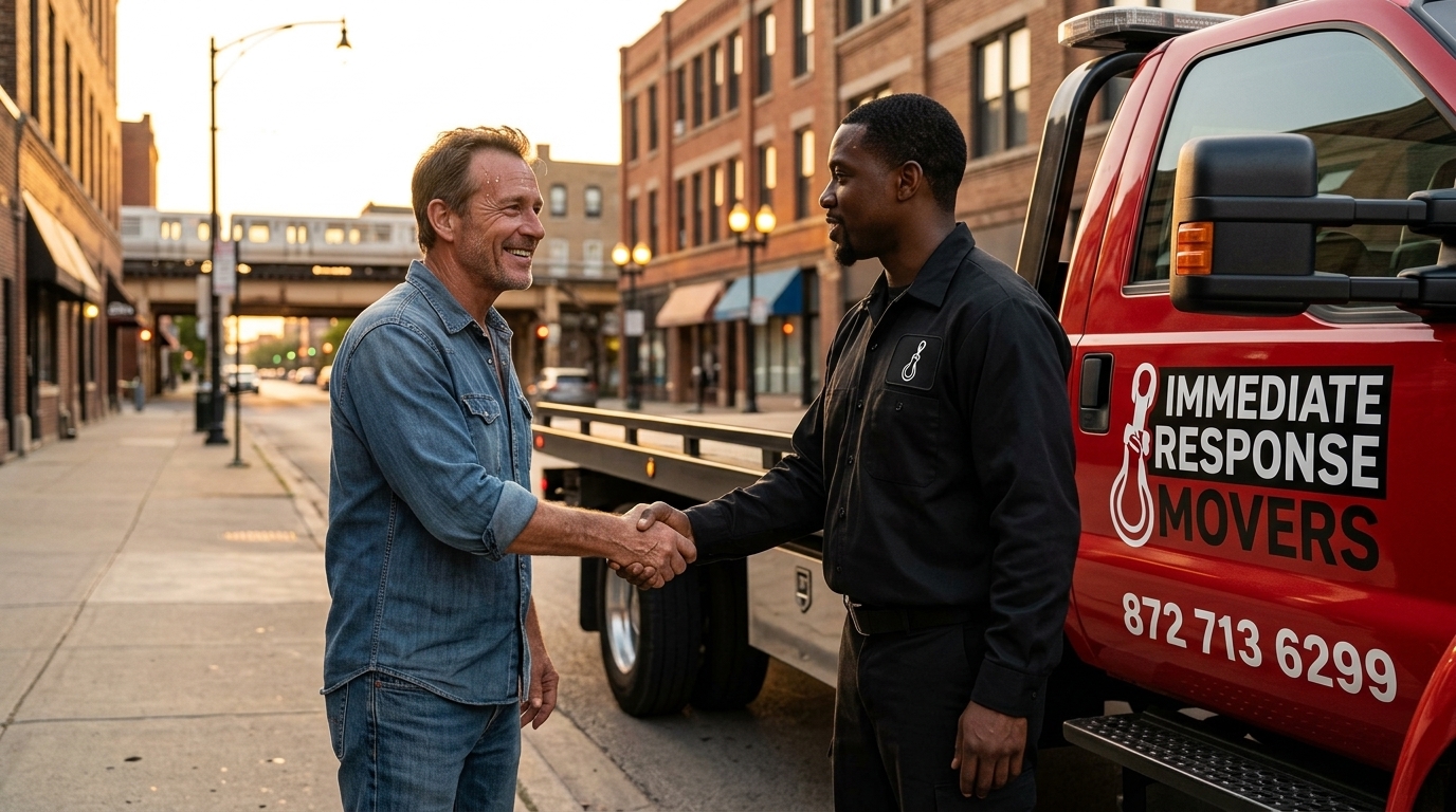 Driver relieved after calling the right towing company for the situation