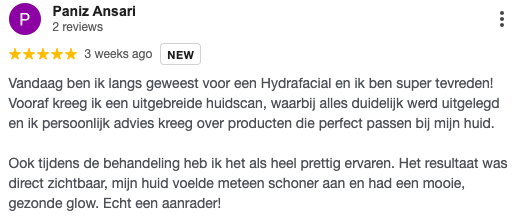 Google review Paniz Ansari