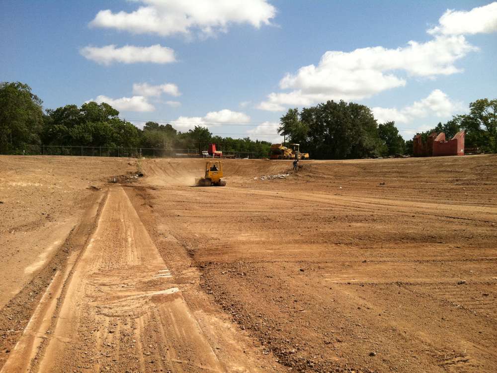 Building pad construction in Broward County