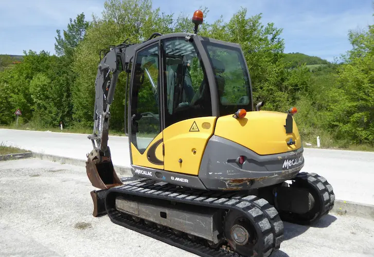 Mecalac 8MCR excavator, photo 4