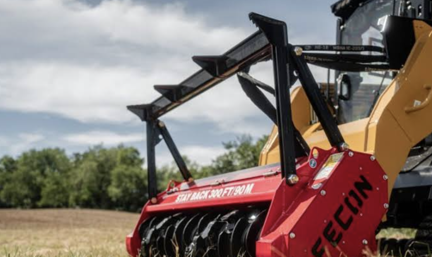 2026 Cat 285XE with Fecon 7618 Blackhawk mulcher attachment, photo 4